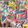 INSPIRING LOVE ART 81x81 cm