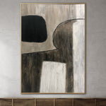 Rechnung für ein gespanntes Gemälde SILHOUETTE mit Schwarz Rahmen im Format 65x48 cm vertikal (Endgröße mit Rahmen) für Tatiana