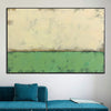 Extra große Original abstrakte Beige Malerei Wandkunst abstrakte grüne Malerei zeitgenössische Ölgemälde Leinwand Wanddekoration | CLOUDY DAY - Trend Gallery Art | Original abstrakte Gemälde