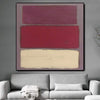 Mark Rothko Original Gemälde Rot Kunst Rosa Abstraktes Gemälde Modern Acryl Rothko Stil Kunst Wanddekoration | LINES OF LIFE - Trend Gallery Art | Original abstrakte Gemälde