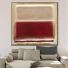 Mark Rothko Original Abstrakte Kunst Beige und Rot Gemälde auf Leinwand Modern Acryl Rothko Stil Kunst | MYSTERIOUS WAYS - Trend Gallery Art | Original abstrakte Gemälde
