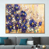 Extra große abstrakte Blumenmalerei auf Leinwand, florale Kunst, zeitgenössische Kunst, strukturierte Malerei, Acryl-Ölgemälde | FLORAL EMOTION - Trend Gallery Art | Original abstrakte Gemälde