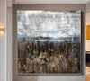 Braune Malerei auf Leinwand Moderne abstrakte Kunstwerke Große Leinwand Wandkunst | ALONG THE CLIFF - Trend Gallery Art | Original abstrakte Gemälde