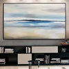 Weiße Malerei Blaue Malerei Abstrakte Acrylmalerei Auf Leinwand | PIECE OF PARADISE - Trend Gallery Art | Original abstrakte Gemälde