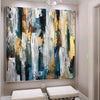 Abstrakte Acrylmalerei auf Leinwand Große Malerei Bunte Malerei | SPLASH OF PAINTS - Trend Gallery Art | Original abstrakte Gemälde
