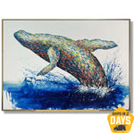 GREAT WHALE 122x162 cm