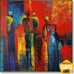 SPECTRUM OF FIGURES 117x117 cm