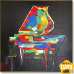 COLOR OF MUSIC 122x122 cm