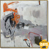 ORANGE IMPACT 115.5x115.5 cm