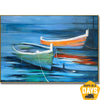 TRANQUIL BOATS ON BLUE WATERS 91x137 cm