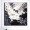 Abstrakte Malerei Schwarz und Weiß Abstrakte Malerei Schwarze Malerei Weiße Malerei Graue Malerei | SEA FOAM - Trend Gallery Art | Original abstrakte Gemälde
