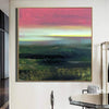 Große abstrakte Gemälde auf Leinwand abstrakte Ölgemälde rosa abstrakte Gemälde moderne Gemälde Original | MYSTERIOUS PLACE - Trend Gallery Art | Original abstrakte Gemälde