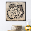 FAMILY SILHOUETTE 30x30 cm
