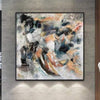 Extra große abstrakte Wandkunst Bunte Acryl Leinwandkunst Moderne Malerei Wanddekor | AUTUMN STEPS - Trend Gallery Art | Original abstrakte Gemälde