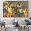 Original Stier Gemälde Leinwand Goldfolie Kunstwerk Tier Wandkunst Longhorn Gemälde Texturierte Ölgemälde Modern handgemalte Kunst | OX - Trend Gallery Art | Original abstrakte Gemälde
