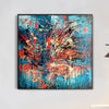 Originalgemälde, Große Wandkunst, Boho Wanddekoration, Farbiges Ölgemälde, Moderne Kunst, Abstrakte Kunst, Strukturierte Malerei, Modernes Ölgemälde | ICE CRACKS - Trend Gallery Art | Original abstrakte Gemälde