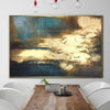 Große Ölgemälde auf Leinwand Blattgold Malerei Zeitgenössische Kunstwerke Acrylgemälde auf Leinwand | SURGE OF ENERGY - Trend Gallery Art | Original abstrakte Gemälde