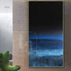 Original Ölgemälde Modernes Blaues Abstraktes Gemälde Kreatives Abstraktes Kunstwerk Großes Unikat | ALLURING SUSPENSE - Trend Gallery Art | Original abstrakte Gemälde