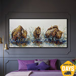 PACK OF BISONS 58x116 cm