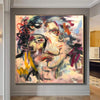 Übergroße Acryl Abstrakte Frau Gemälde Auf Leinwand Bunte Figurative Kunst Moderne Wandkunst | PERSONALITY CHAOS - Trend Gallery Art | Original abstrakte Gemälde
