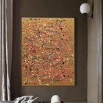 Original Jackson Pollock Stil Gemälde auf Leinwand Expressionistische Kunst Handgefertigte Malerei Abstrakte Texturierte Kunst | WILD REACTION