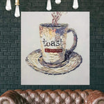 Tasse Kaffee Original abstrakte große Tasse Kaffee Malerei | All YOU NEED