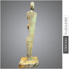 Abstraktes Vertikal Tischfigur aus Holz Original Menschlich Desktop Kunst für Wohnkultur | SOLITUDE 54x16 cm - Trend Gallery Art | Original abstrakte Gemälde