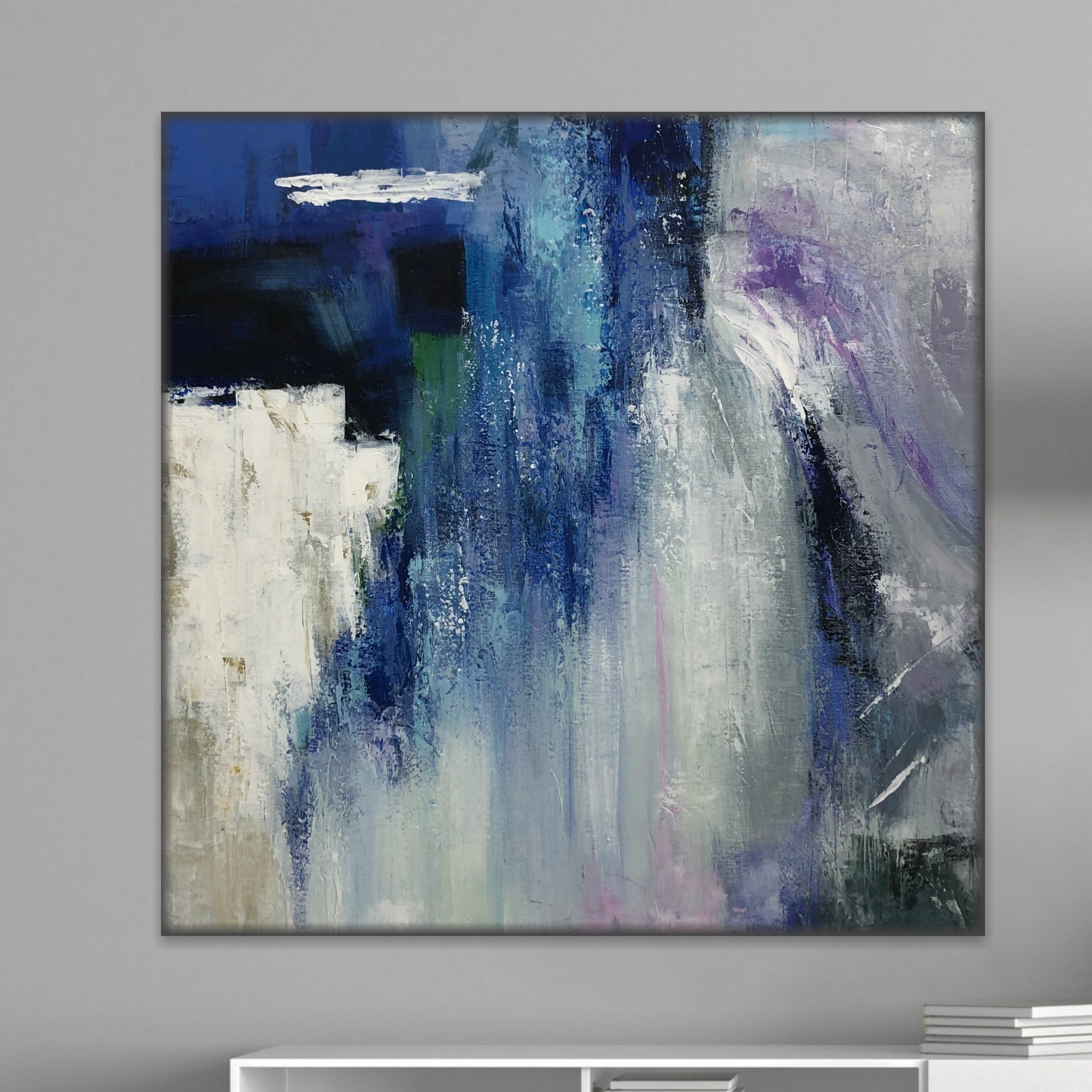 Original abstraktes lila Gemälde auf Leinwand, neutrales Öl-Kunstwerk, |  Trend Gallery Art Deutschland – Trend Gallery Art | Original abstrakte  Gemälde