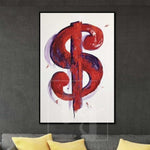 Große Dollar-Malerei auf Leinwand-Malerei Dollar-Malerei Moderne abstrakte Leinwand-Malerei | CAPITAL
