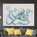 Octopus Painting Octopus Artwork Ölgemälde Leinwand Gemälde | TENTACLE